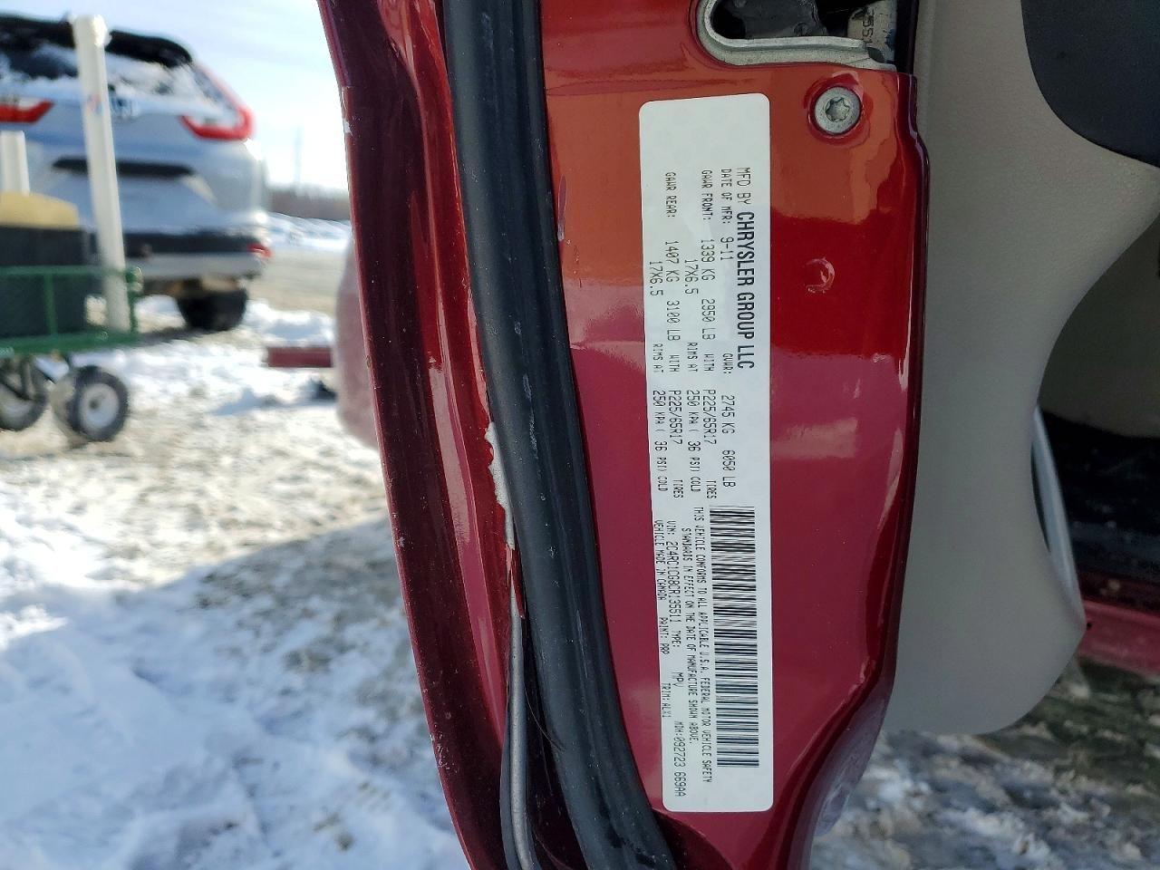 2012 Chrysler Town & Country Touring l