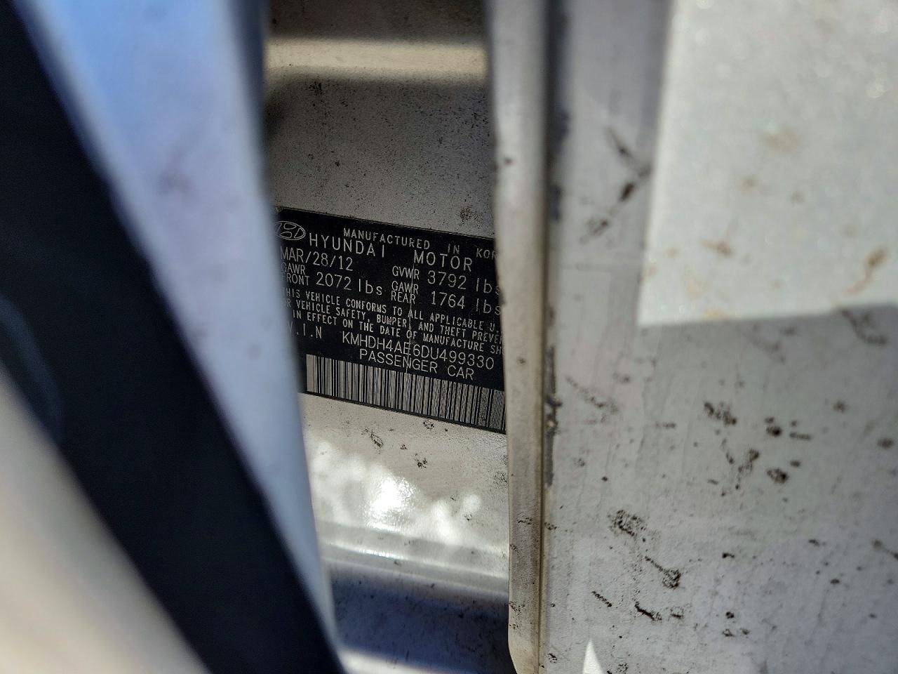 2013 Hyundai Elantra gls