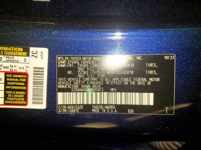 2024 Toyota Grand Highlander xle