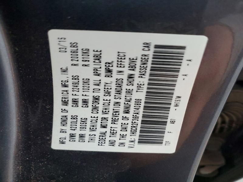 2015 Honda Accord lx