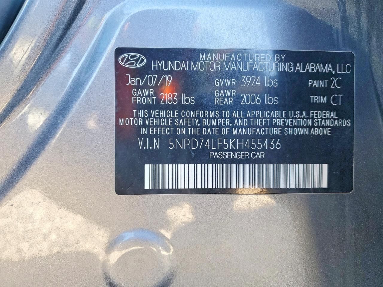 2019 Hyundai Elantra se