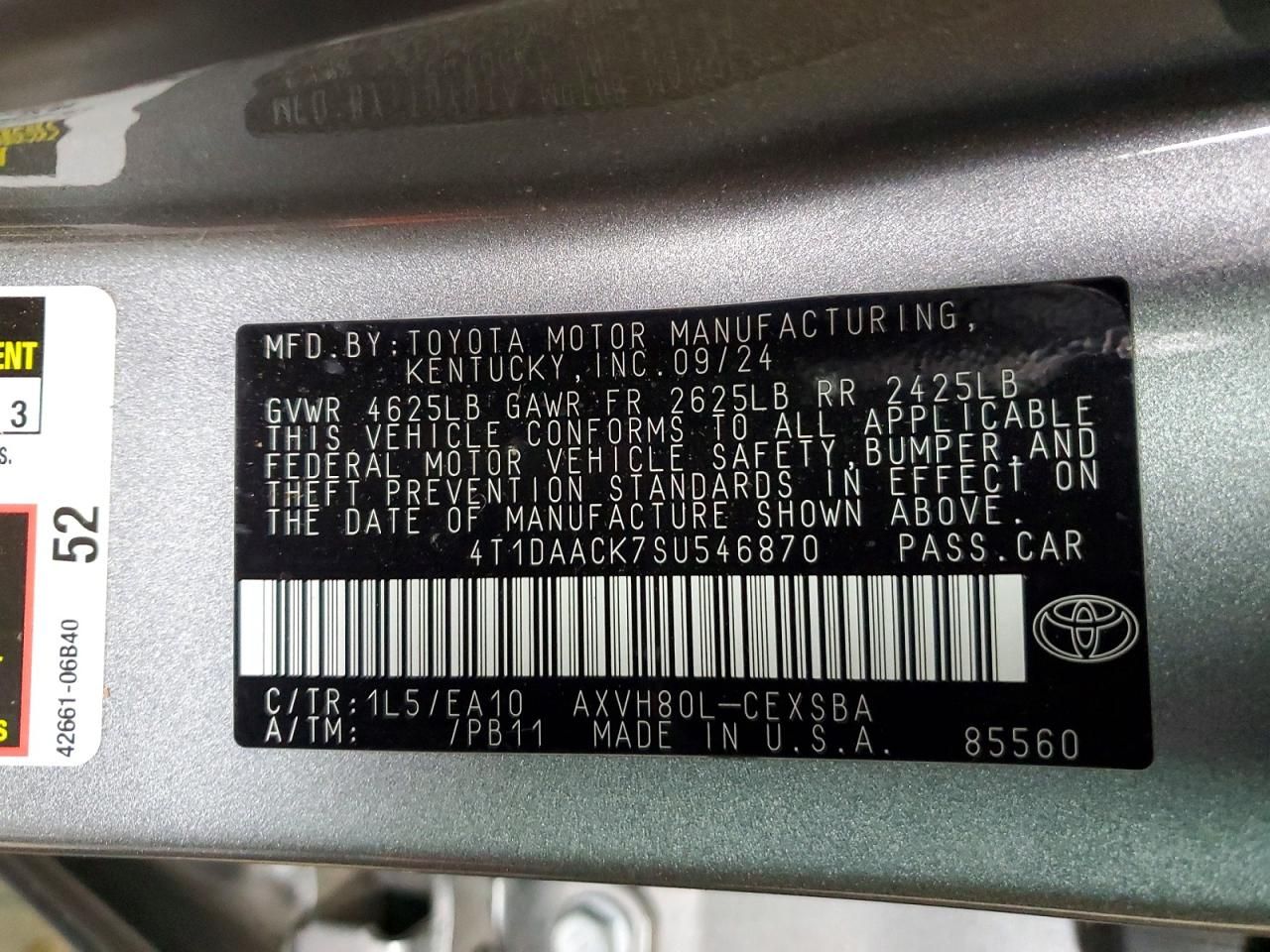 2025 Toyota Camry xse