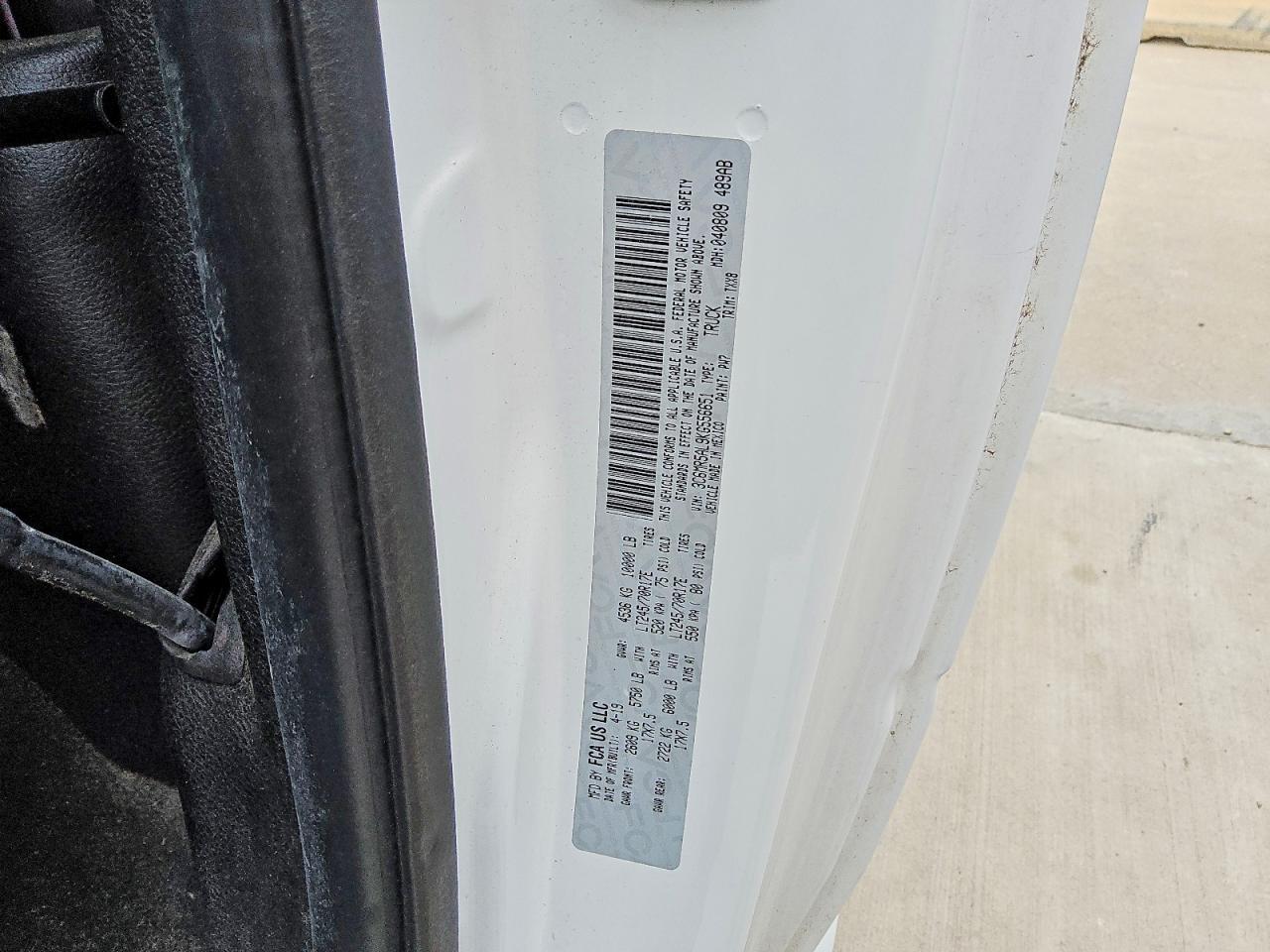 2019 Dodge RAM 2500 Tradesman
