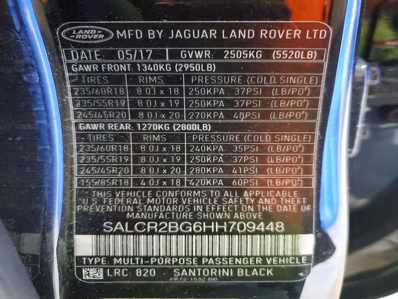 2017 Land Rover Discovery Sport hse