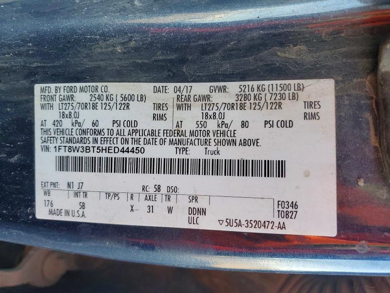 2017 Ford F350 Super Duty