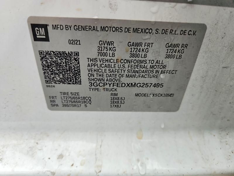 2021 Chevrolet Silverado K1500 lt Trail Boss