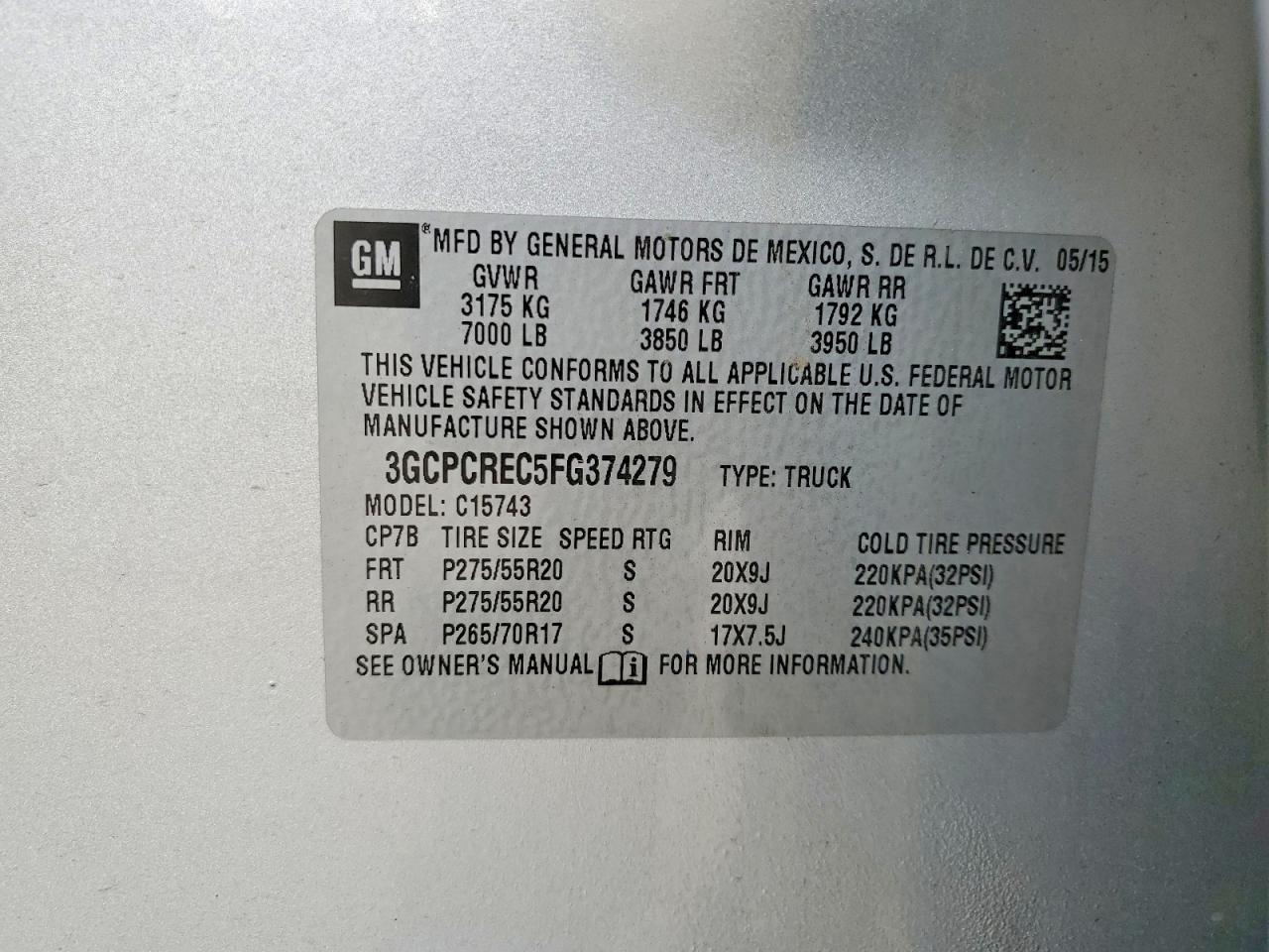 2015 Chevrolet Silverado C1500 lt