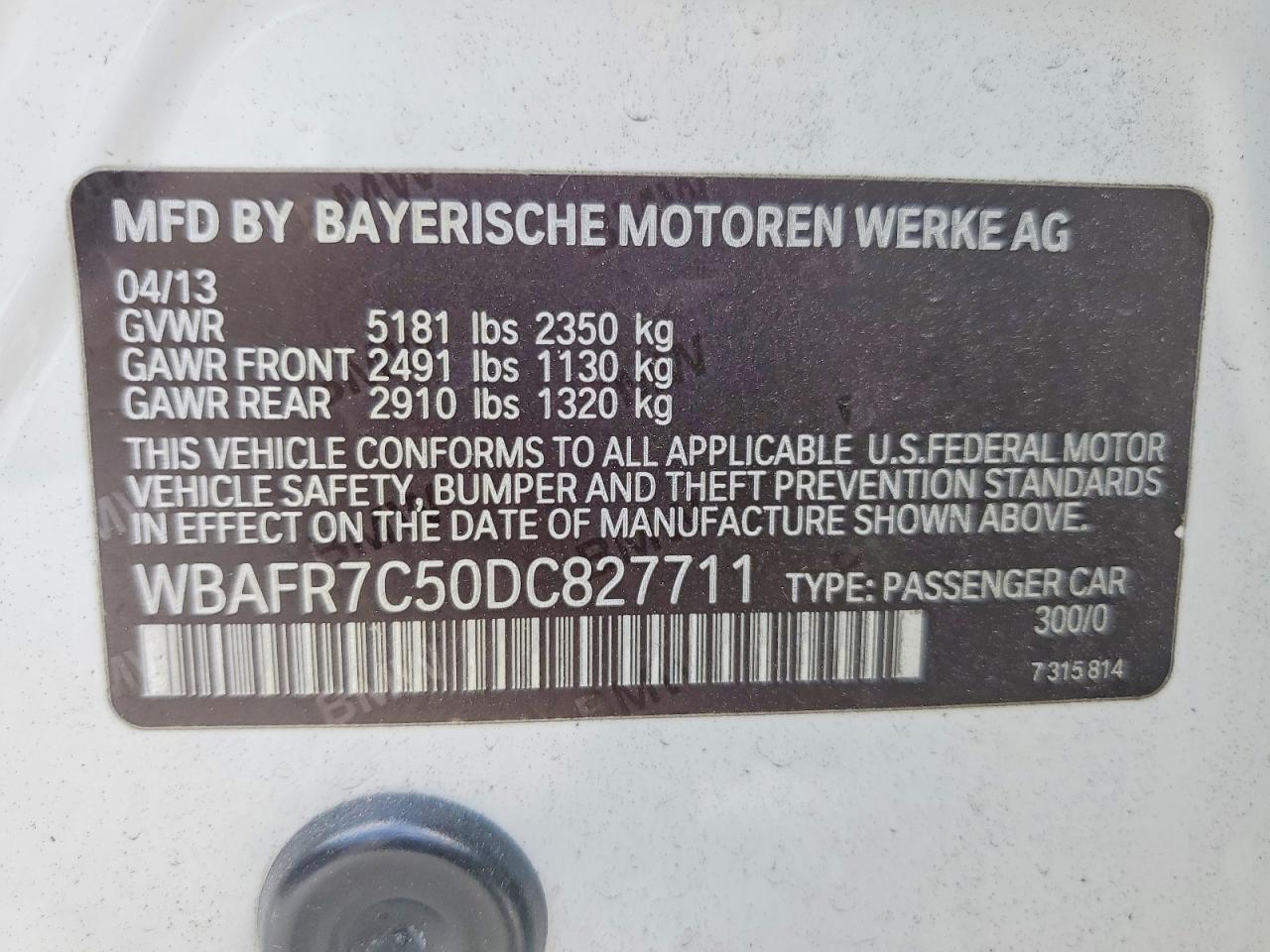 2013 BMW 535 i