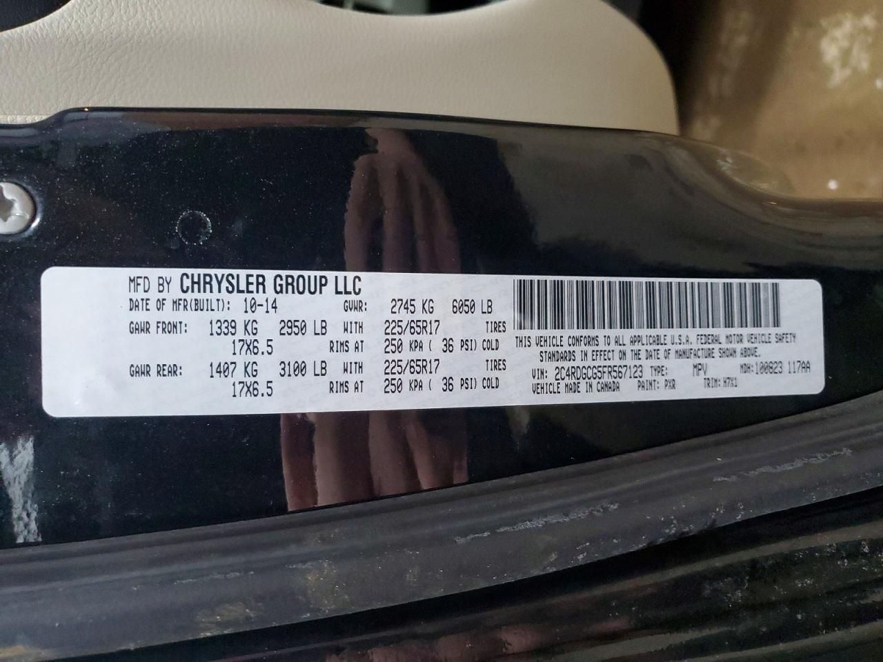 2015 Dodge Grand Caravan sxt