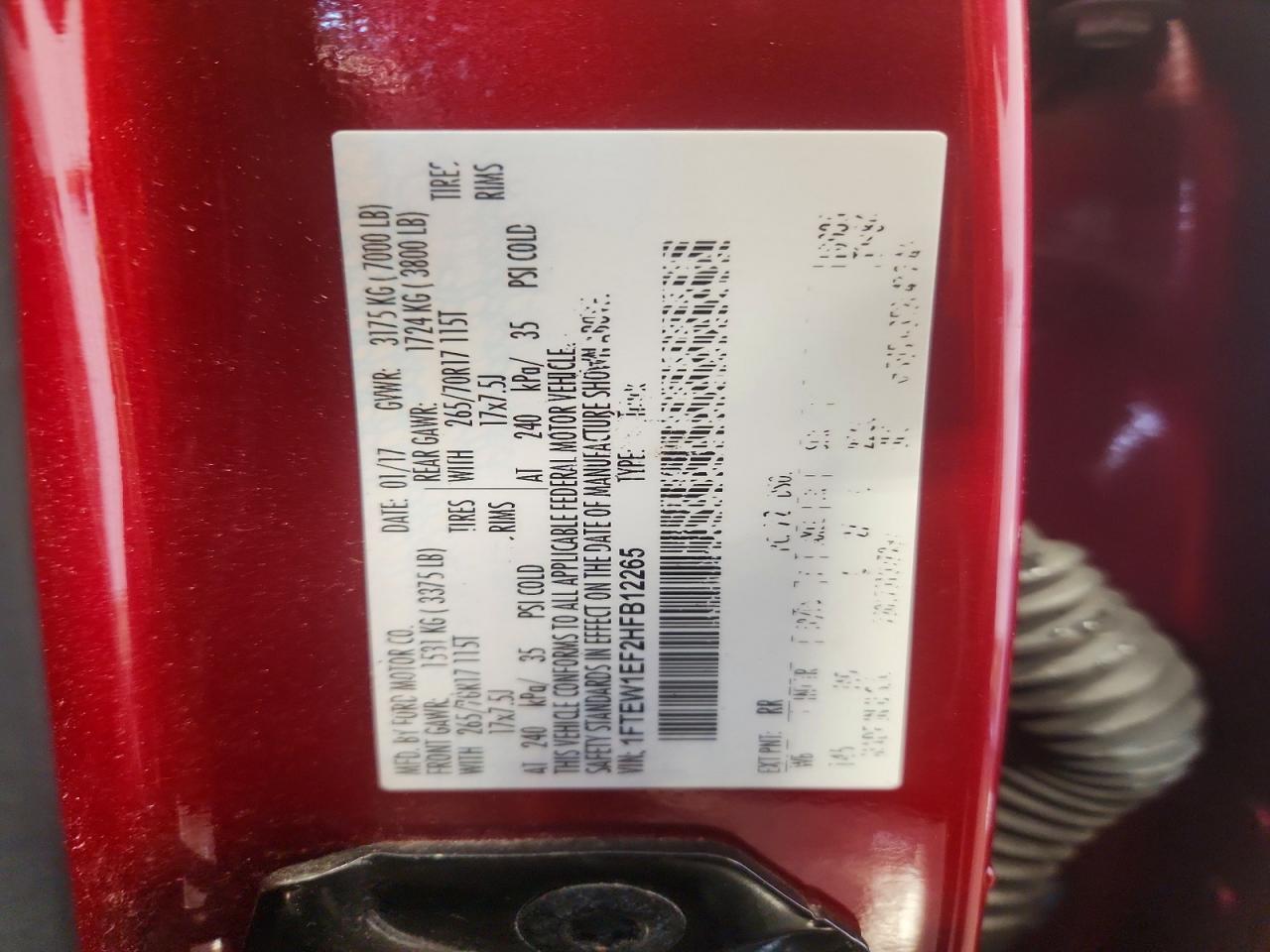 2017 Ford F150 Supercrew