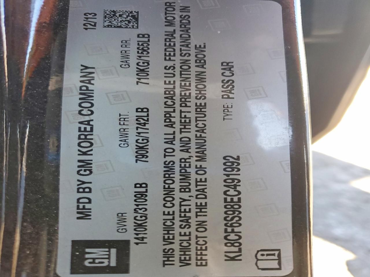 2014 Chevrolet Spark 2LT