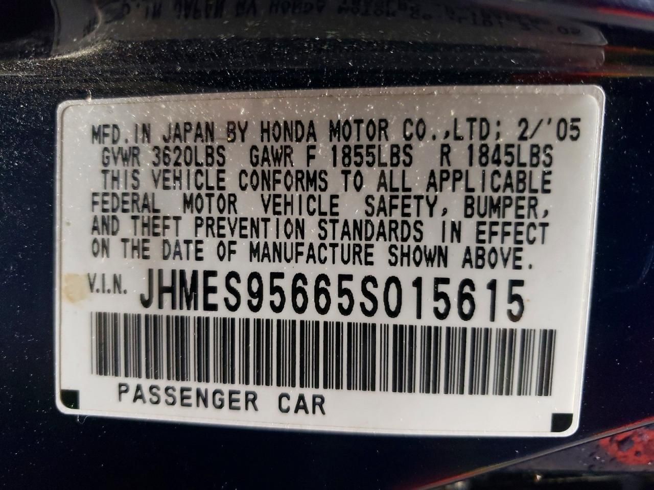 2005 Honda Civic Hybrid