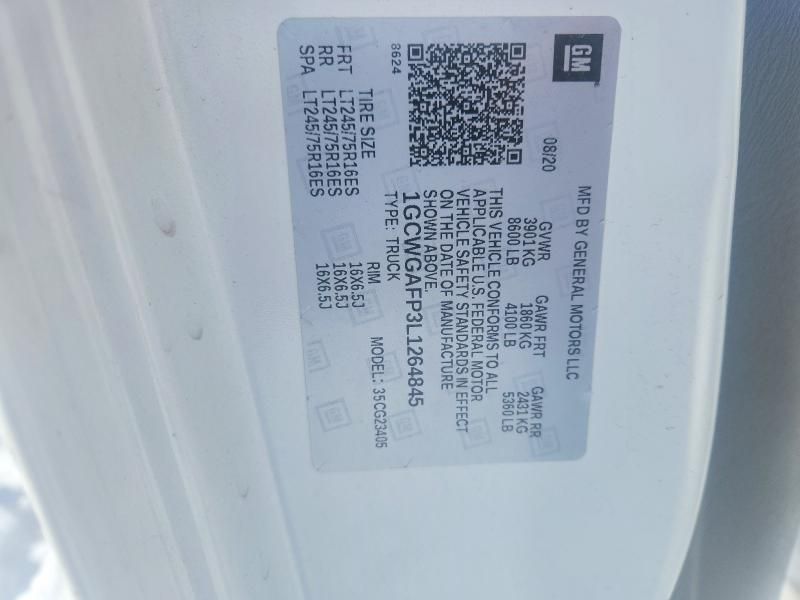 2020 Chevrolet Express G2500