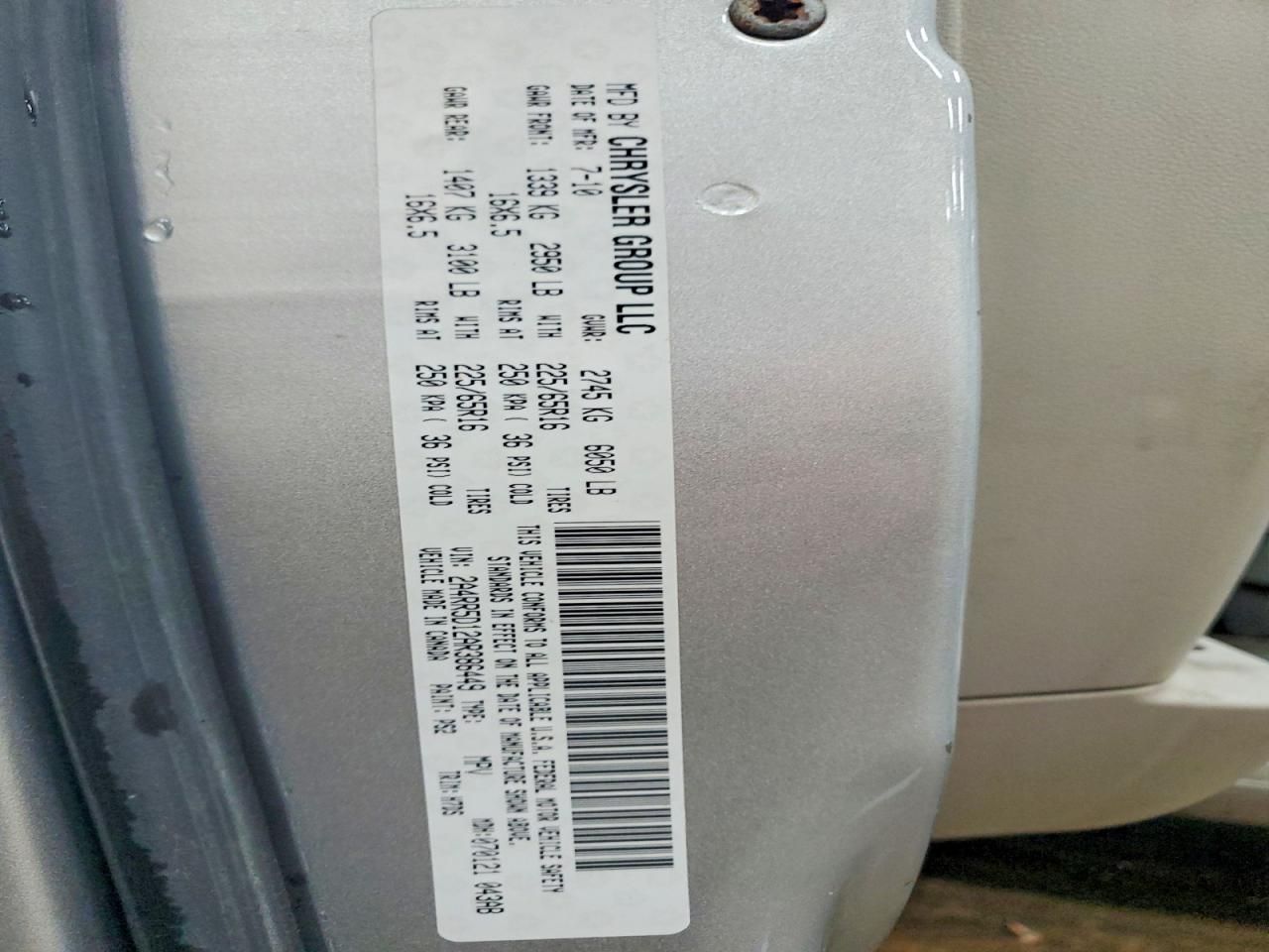 2010 Chrysler Town & Country Touring