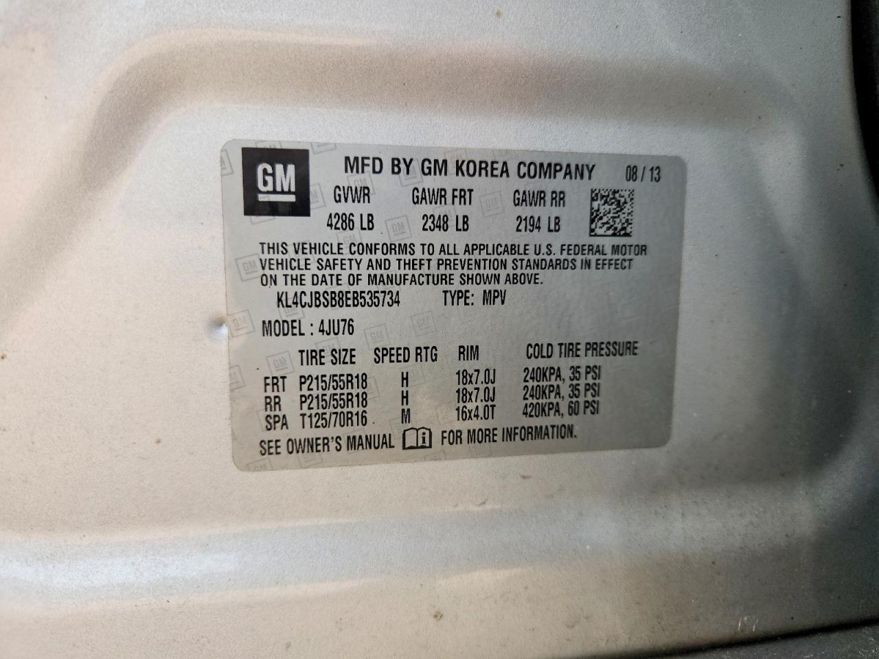 2014 Buick Encore Convenience