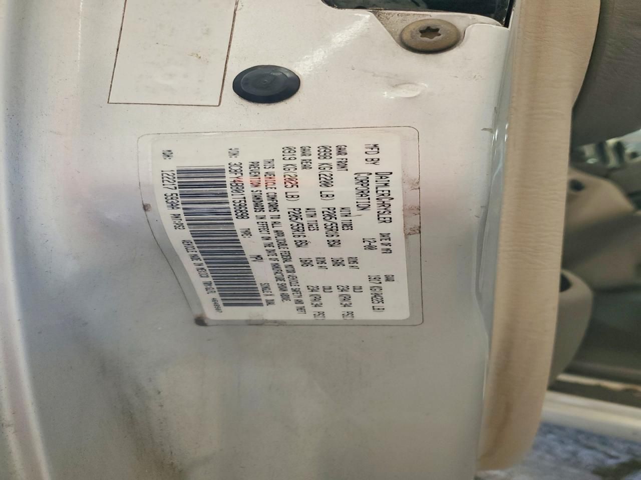 2001 Chrysler Pt Cruiser