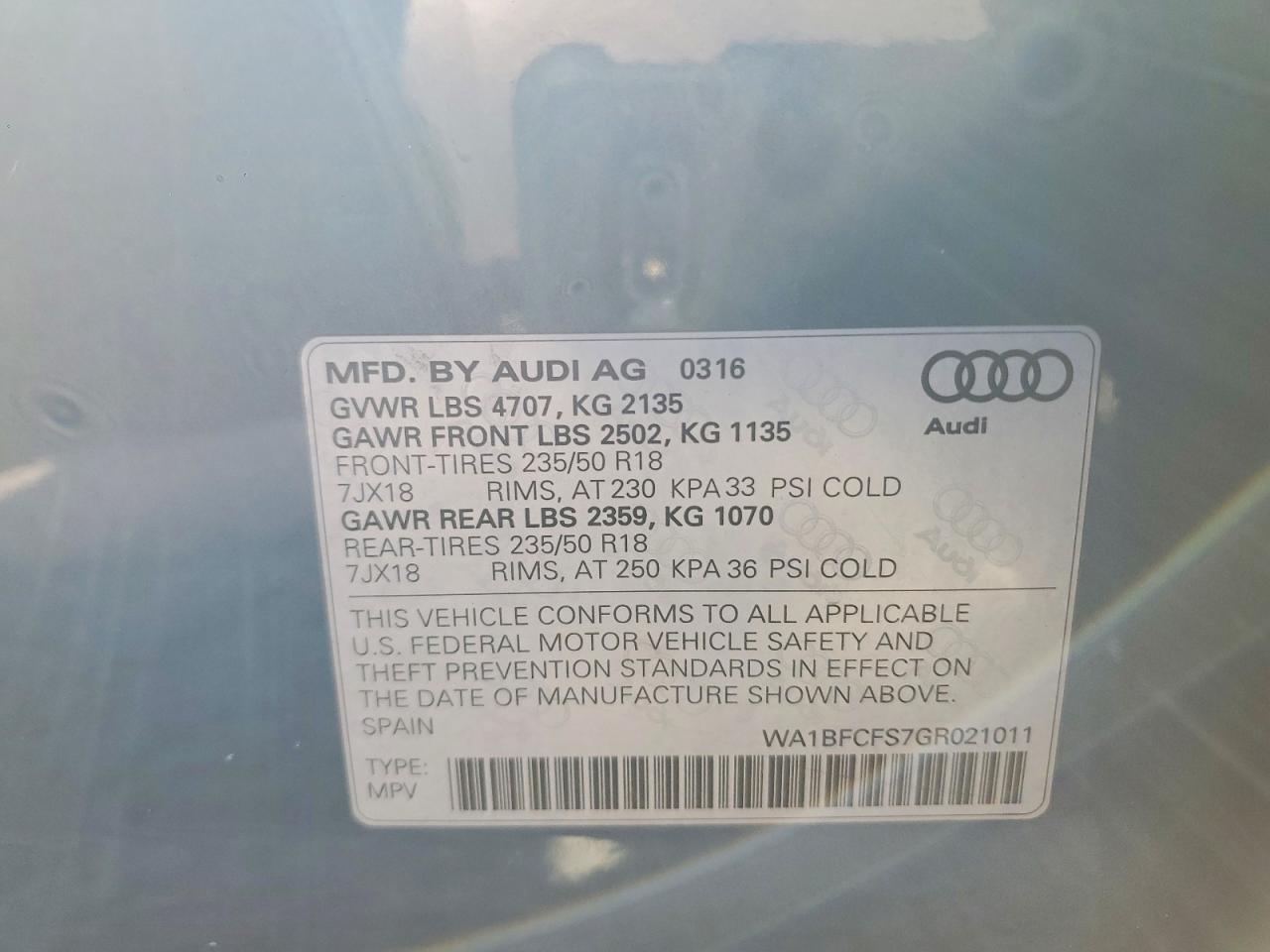 2016 Audi Q3 Premium Plus