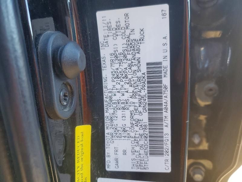 2012 Toyota Tacoma Double Cab