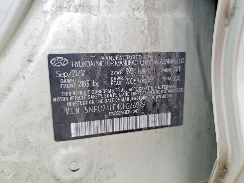 2018 Hyundai Elantra se