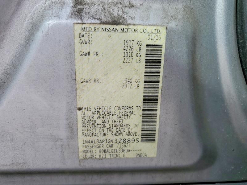 2016 Nissan Altima 2.5