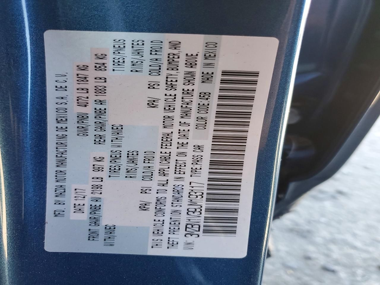 2018 Mazda 3 Touring