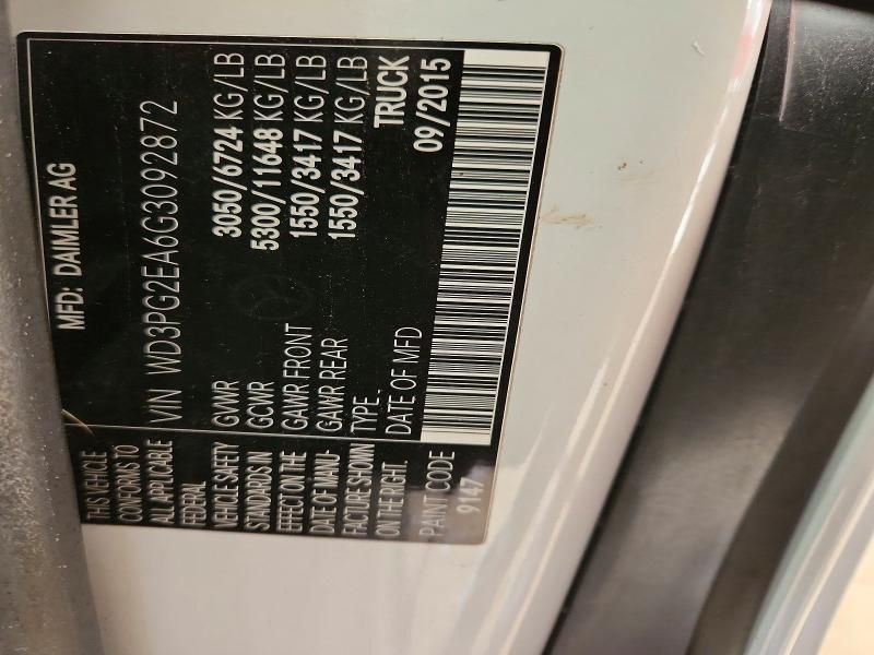 2016 Mercedes-Benz 2016 Mercedes Benz Metris Delivery Van