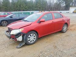 Salvage cars for sale from Copart Gainesville, GA: 2010 Toyota Corolla Base