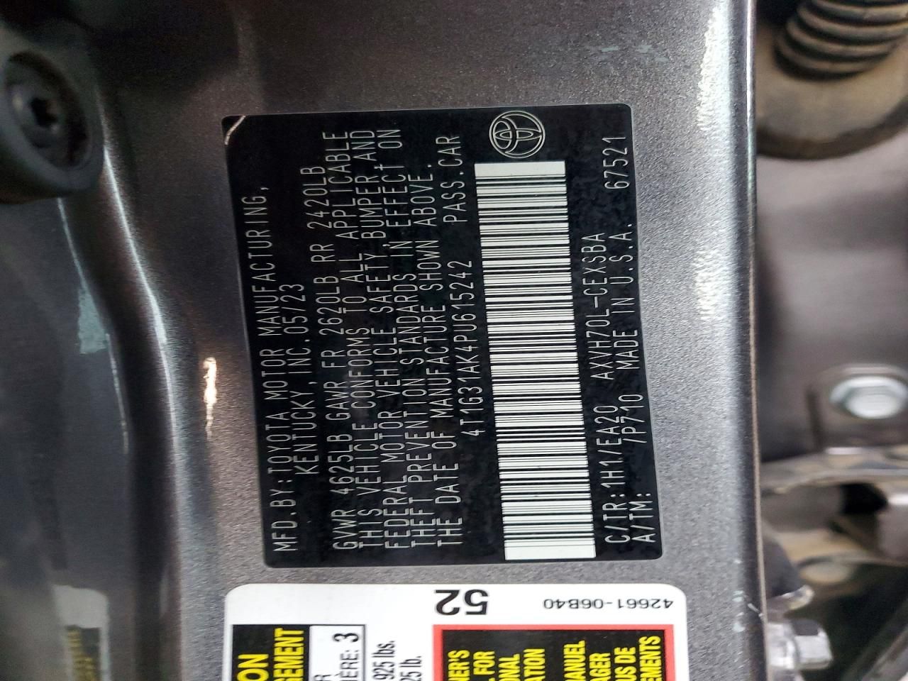 2023 Toyota Camry se Night Shade