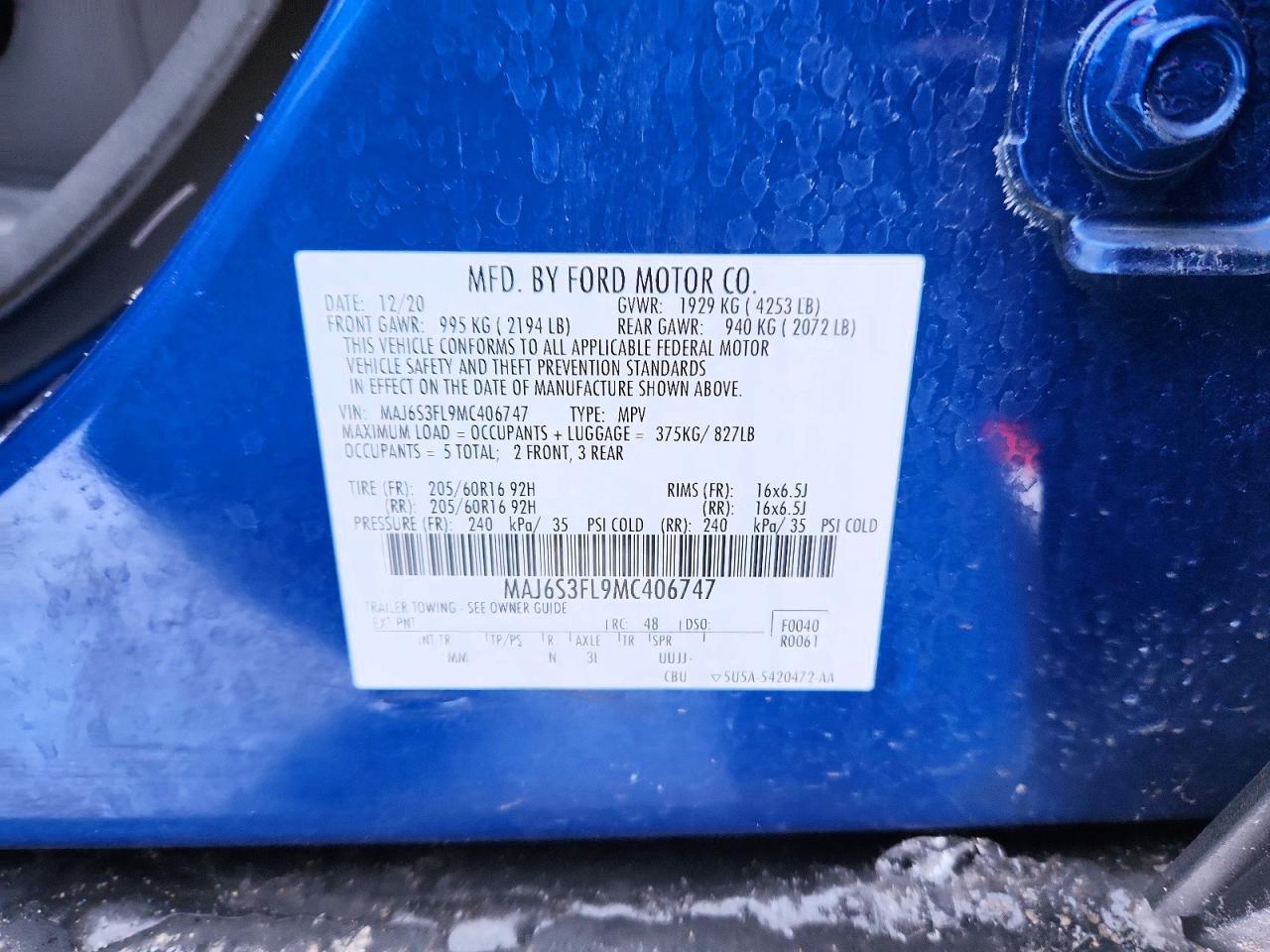 2021 Ford Ecosport s