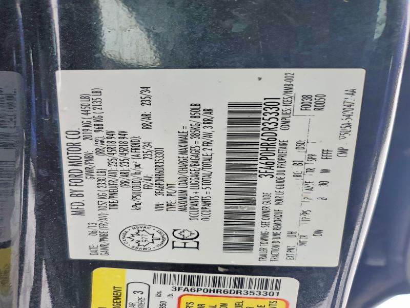 2013 Ford Fusion se