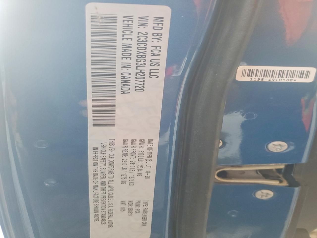 2020 Dodge Charger sxt