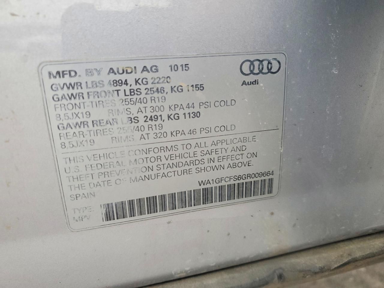 2016 Audi Q3 Prestige