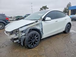 Tesla Model y salvage cars for sale: 2021 Tesla Model y