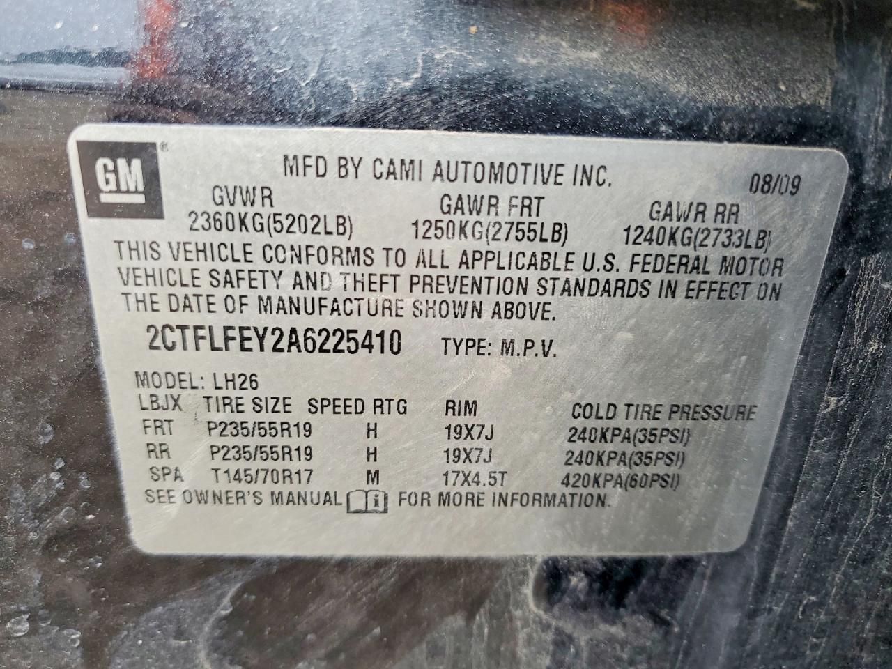 2010 GMC Terrain slt