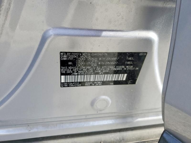 2018 Toyota Rav4 Adventure