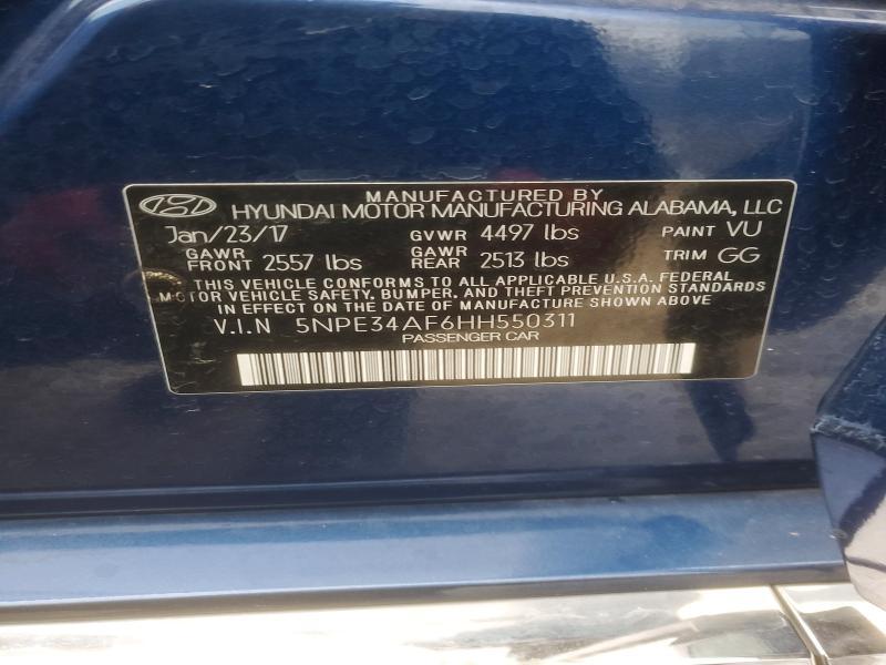2017 Hyundai Sonata Sport
