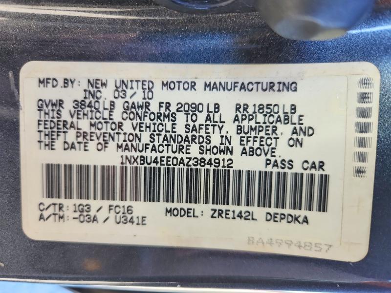 2010 Toyota Corolla Base