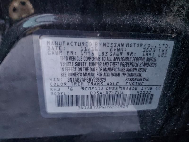 2017 Nissan Sentra s