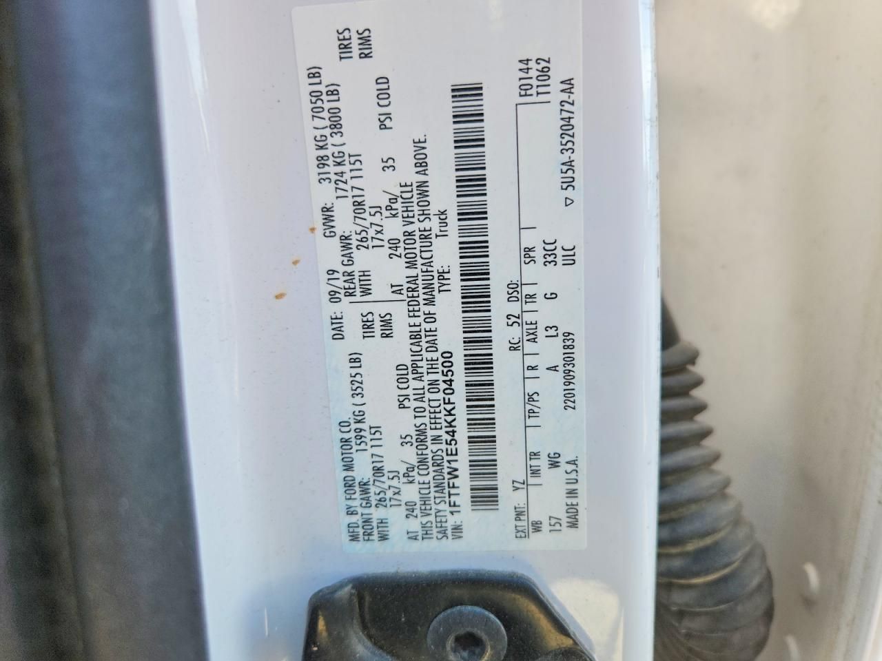 2019 Ford F150 Supercrew