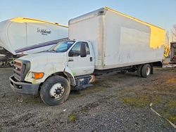 Vehiculos salvage en venta de Copart Woodburn, OR: 2015 Ford F750 BOX Truck