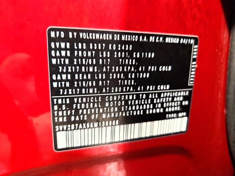 2019 Volkswagen Tiguan se