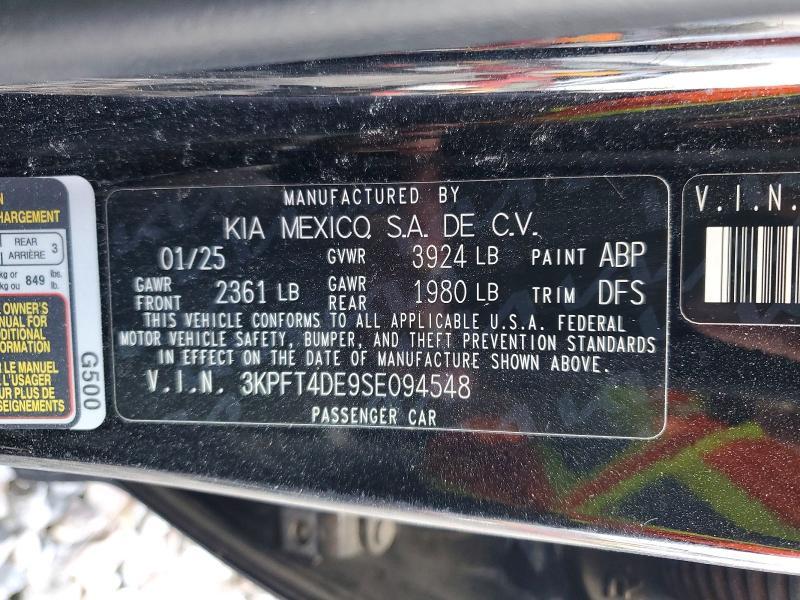 2025 KIA K4 lx