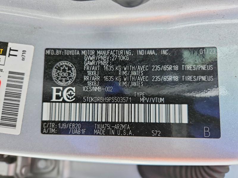 2023 Toyota Highlander l