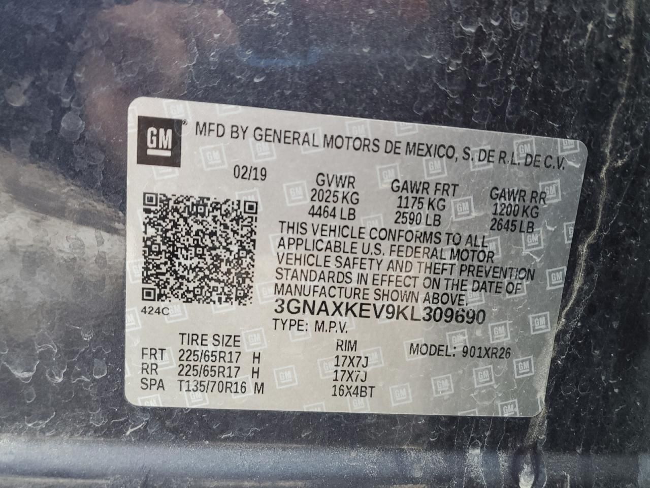 2019 Chevrolet Equinox lt