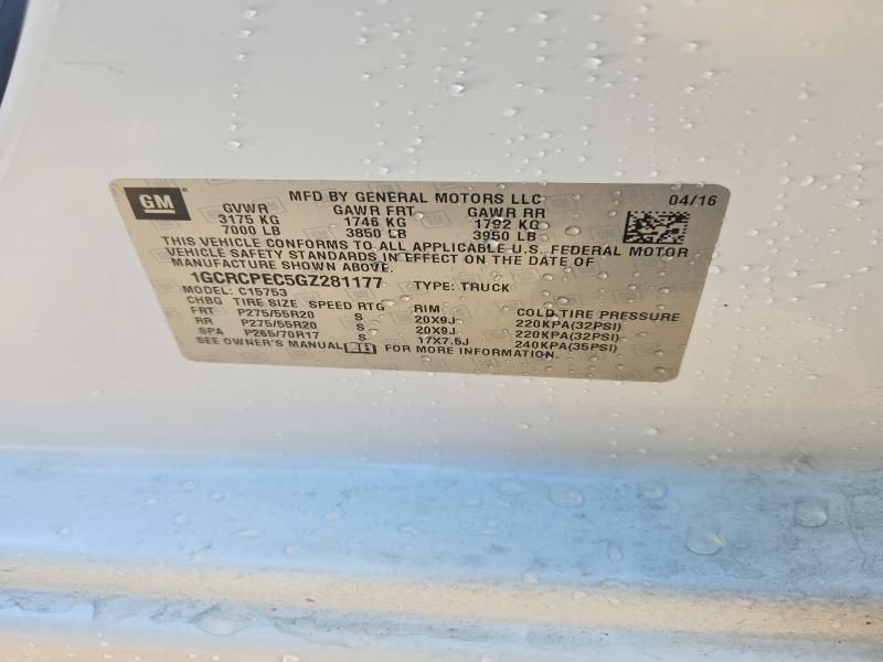 2016 Chevrolet Silverado C1500 Custom