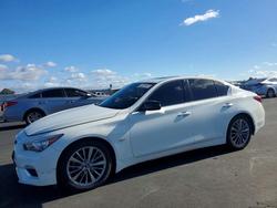 Salvage cars for sale from Copart Fresno, CA: 2019 Infiniti Q50 Luxe