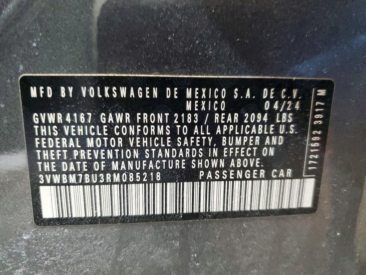 2024 Volkswagen Jetta Sport