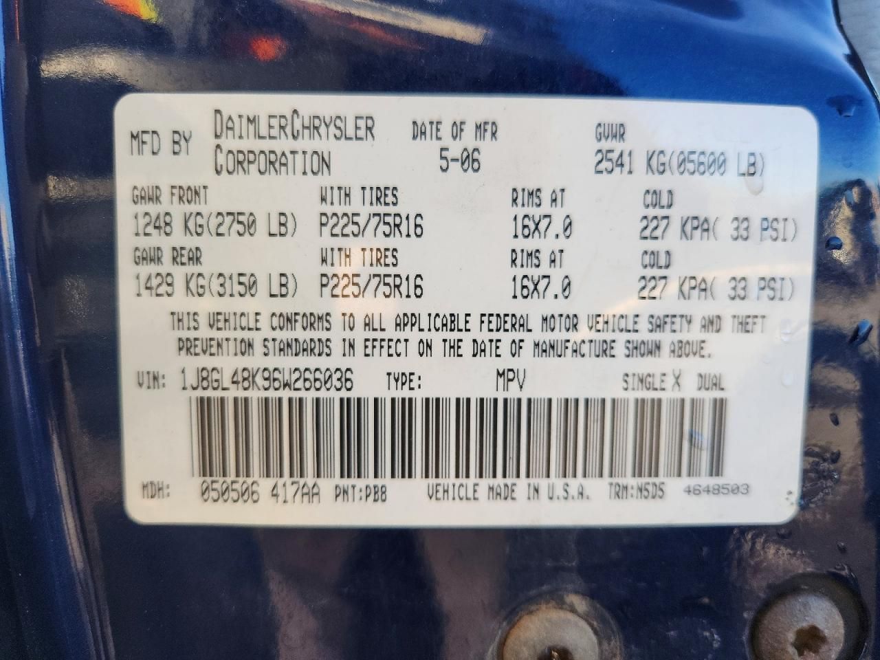 2006 Jeep Liberty Sport