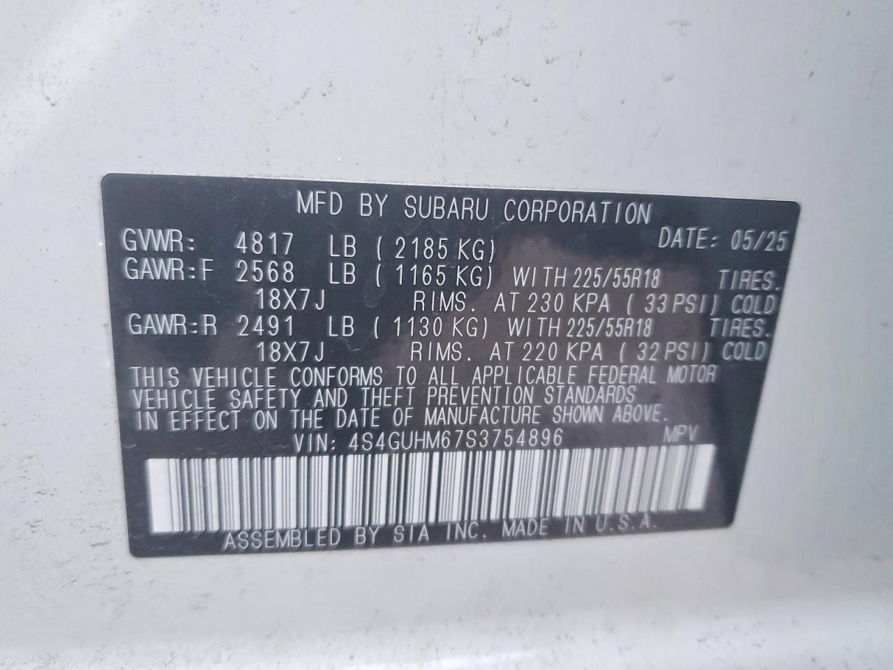 2025 Subaru Crosstrek Limited