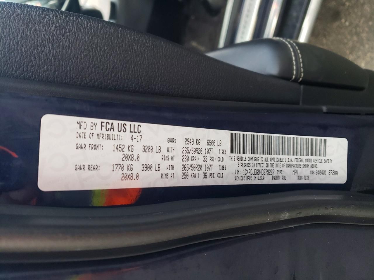 2017 Dodge Durango Citadel